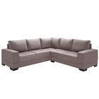 Sofá De Canto 3 E 2 Lugares Priscila Sued Champagne