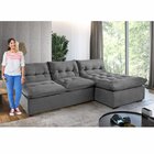 Sofá De Canto 3 Lugares 210cm M101 Martins Estofados Suede/ci