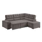 Sofá De Canto 3 Lugares Retrátil E Reclinável Firenze Suede C