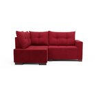 Sofá De Canto 4 Lugares 181cm Leme Vermelho