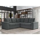 Sofá De Canto 4 Lugares Bélgica Cinza