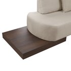 Sofá De Canto 4 Lugares Com Almofadas Decorativas Paris 2320