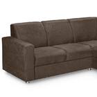 Sofá De Canto 4 Lugares Roma - Golden - Marrom