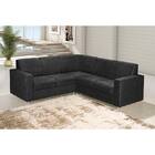 Sofá De Canto 4 Lugares Roma - Golden - Preto