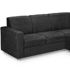 Sofá De Canto 4 Lugares Roma - Golden - Preto