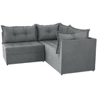 Sofá De Canto 4 Lugares Versátil Pena - Grafite