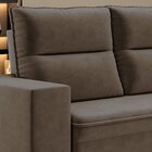 Sofá De Canto 5 Lugares 220cm X 180cm Arruba Marrom