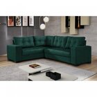 Sofá De Canto 5 Lugares Bia  Verde
