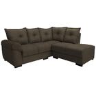 Sofá De Canto 5 Lugares Com Chaise Cordoba Cama Inbox 2,00x1,