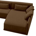 Sofá De Canto 5 Lugares Com Chaise Revestimento Em Sarja 336x