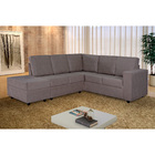 Sofá De Canto 5 Lugares Com Puff Sofia Pena -