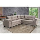 Sofá De Canto 5 Lugares Ibiza Hellen Estofados Bege