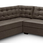 Sofá De Canto 5 Lugares Larissa  – Golden Estofados - Café