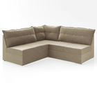 Sofá De Canto 5 Lugares Renaut Suede Capuccino Mamflex