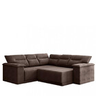 Sofá De Canto 5 Lugares Retratil Coliseu Flash