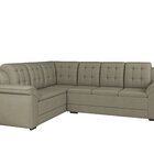 Sofá De Canto 5 Lugares Tecido Veludo Londres 2,04x1,70m Cast