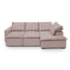 Sofá De Canto 5 Lugares Vitoria 270cm Retrátil E Reclinável C