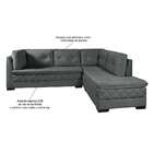 Sofá De Canto 6 Lugares Canadá Suede Aveludado Petróleo