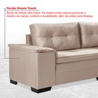 Sofá De Canto 6 Lugares Com Chaise Suede Aveludado Viena  Are