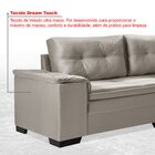 Sofá De Canto 6 Lugares Com Chaise Suede Aveludado Viena  Cin