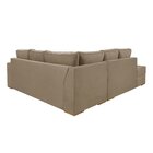 Sofá De Canto 6 Lugares Em L Com Chaise Lado Esquerdo Suede B