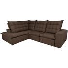 Sofá De Canto 6 Lugares Retrátil E Reclinável Com Pillow Prim