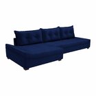 Sofá De Canto 7 Lugares Guarapari Azul