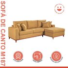 Sofá De Canto Bipartido 4 Lugares Egito Mostarda