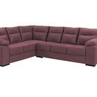 Sofá De Canto Cama Inbox Roseau 1,75x2,65m Suede Vinho