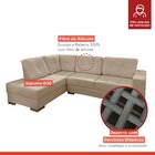 Sofá De Canto Com Almofadas 5 Lugares México Veludo  Veludo B