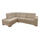 Sofá De Canto Com Almofadas 5 Lugares México Veludo  Veludo B