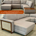 Sofá De Canto Com Chaise Lado Esquerdo 268cm - 232cm Londri L