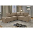 Sofá De Canto Com Chaise Lado Esquerdo Laura Yescasa Bege