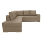 Sofá De Canto Com Chaise Lado Esquerdo Laura Yescasa Bege