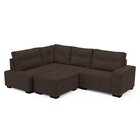 Sofá De Canto Com Puff 8 Lugares 271cm Ipanema Café