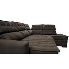 Sofá De Canto Direito 2,65x2,30m Retrátil E Reclinável Com Mo