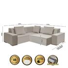 Sofá De Canto Dubai 2,37x2,37m