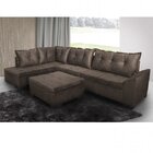 Sofá De Canto Itapema  Rústico Café