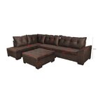 Sofá De Canto Itapema  Rústico Café