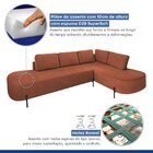 Sofá De Canto Luna Orgânico 265 Cm Yescasa