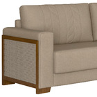 Sofá De Canto Modulado 268cm - 232cm 4 Lugares These Linho Be