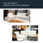 Sofá De Canto Modulado 347cm - 368cm 8 Lugares France Bouclé