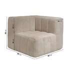 Sofá De Canto Modular De Espuma Easybox Cabecasa Madeiraorigi