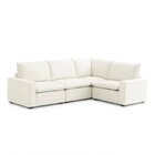 Sofá De Canto Modular Hug 5 Lugares 278x193cm Em Linho Cabeca