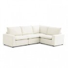 Sofá De Canto Modular Hug 6 Lugares 318x213cm Em Linho Cabeca