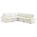 Sofá De Canto Modular Hug 8 Lugares 318x318cm Em Linho Cabeca