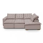 Sofá De Canto Montana 4 Lugares Retrátil Reclinável 2,70x1,98