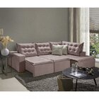 Sofá De Canto Montana 4 Lugares Retrátil Reclinável 2,70x1,98