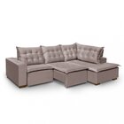 Sofá De Canto Montana 4 Lugares Retrátil Reclinável 2,70x1,98