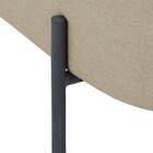 Sofá De Canto Orgânico 4 Lugares 265cm Base De Ferro Chaise E